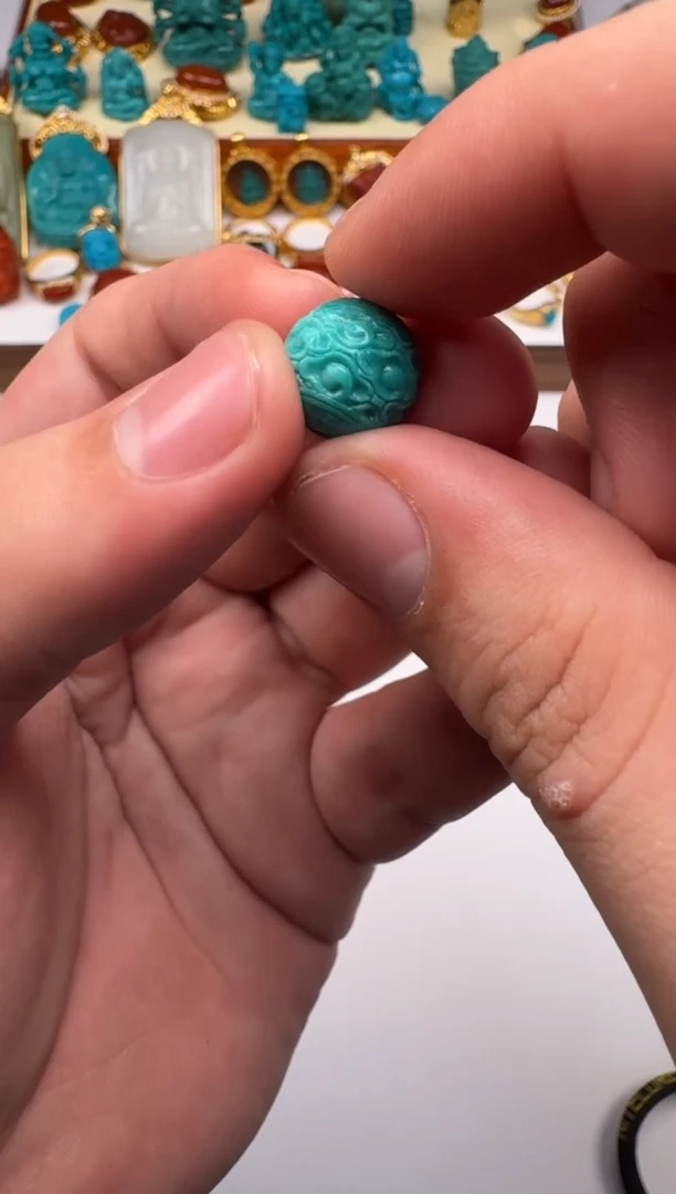 未镶嵌绿松石挂件加***～配饰配饰