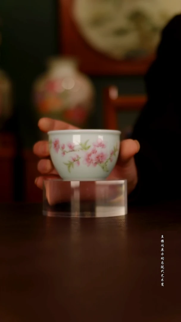 摆件景德镇陶东方现代艺术高端茶器花瓶摆件