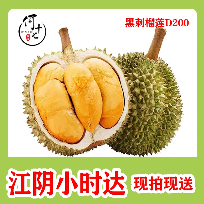 马来西亚D200黑刺榴莲，整果，一果一价