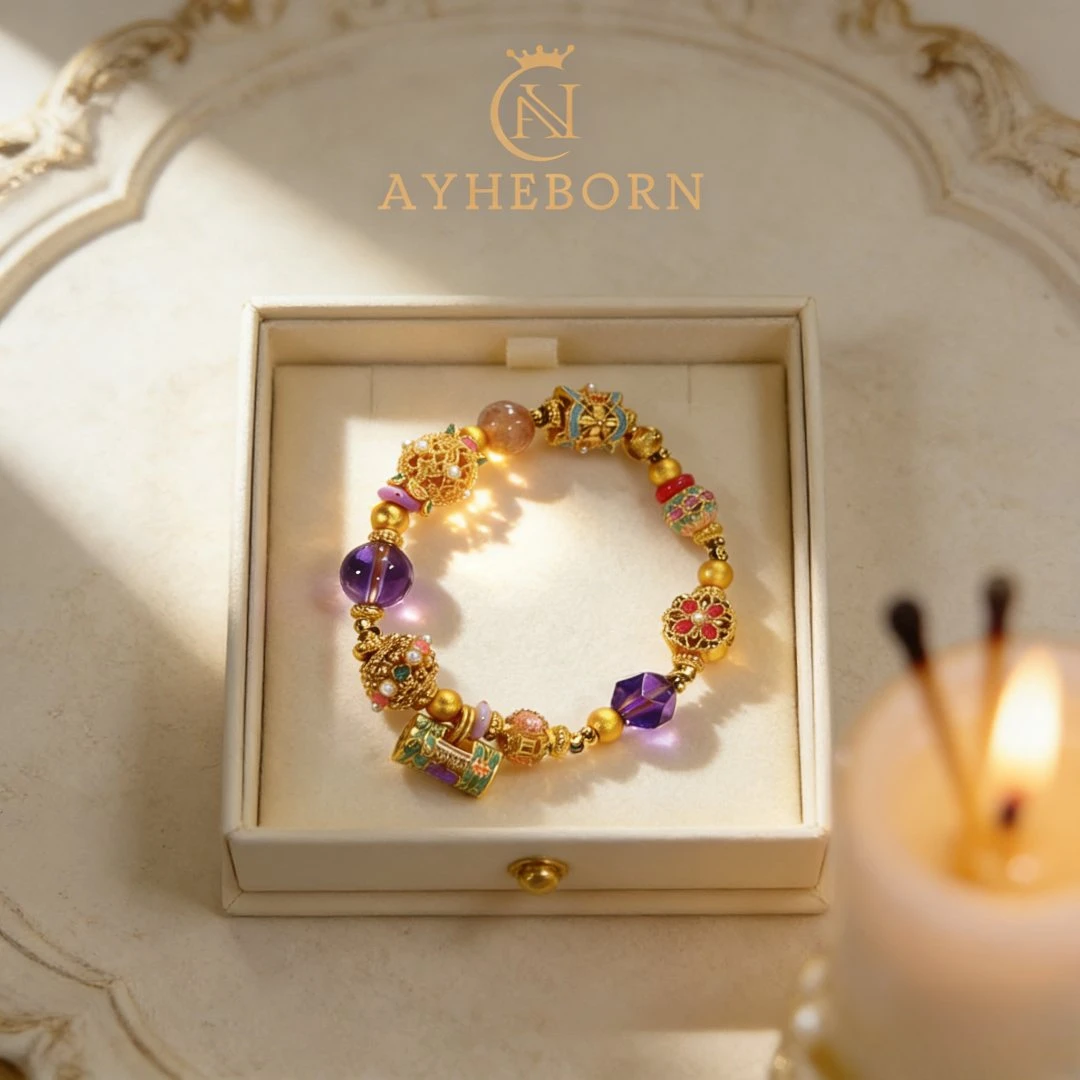 艾赫本AYHEBORN-镂空四花手链-LZ760074