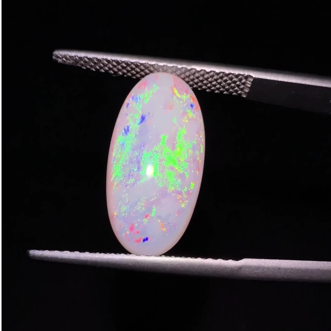 PLAY of COLOUR澳洲天然欧泊3.4ct裸石不怕水定制戒指吊坠SH071