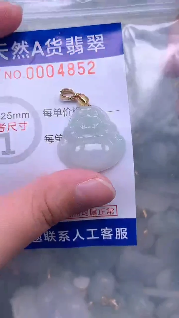 翡翠未镶嵌吊坠(不含链)1