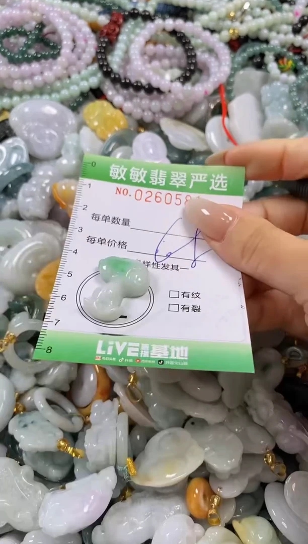 翡翠未镶嵌颈饰闪购0260581