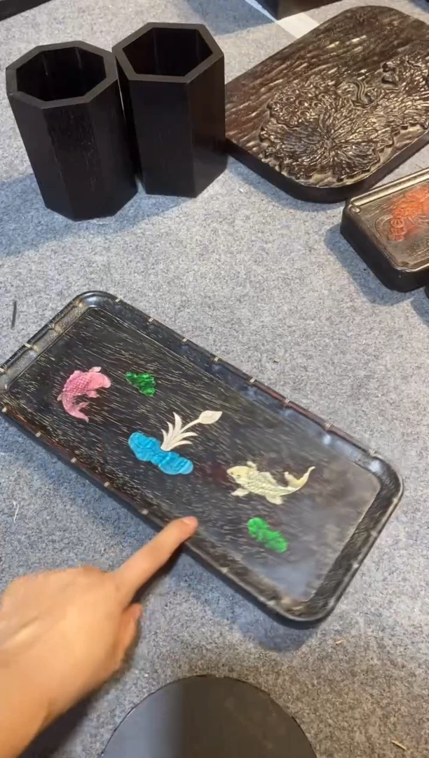 檀香紫檀（小叶紫檀）紫檀拆件雕刻板以直播间实物为准微瑕老物件