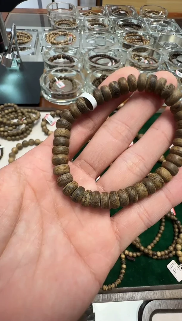 【闪购商品】沉香手串日本回流沉水老料0.8m9克