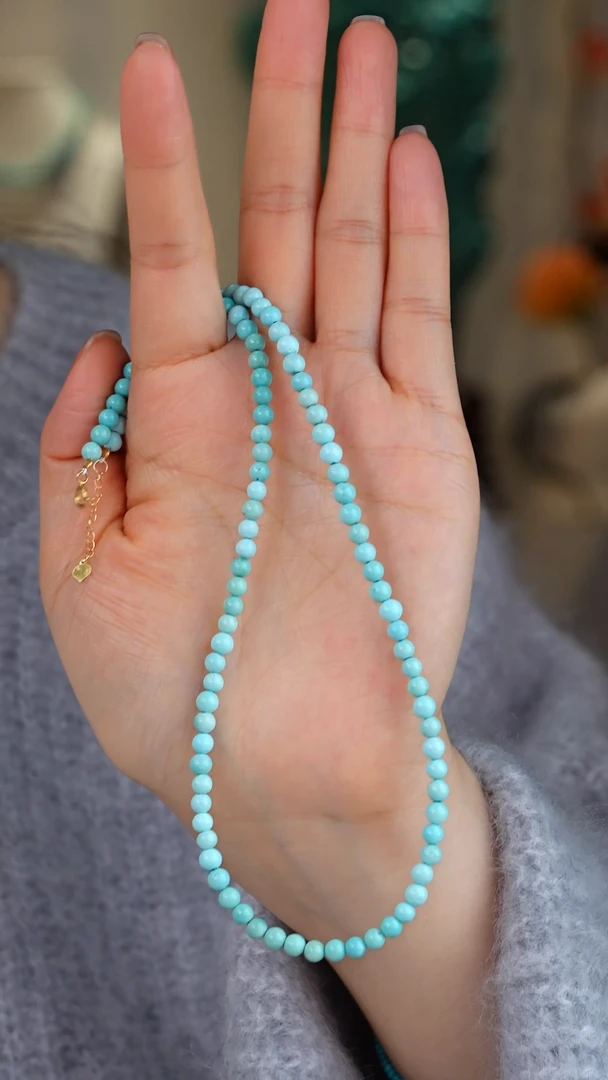 【闪购商品】绿松石项链18K金镶嵌多样性发货