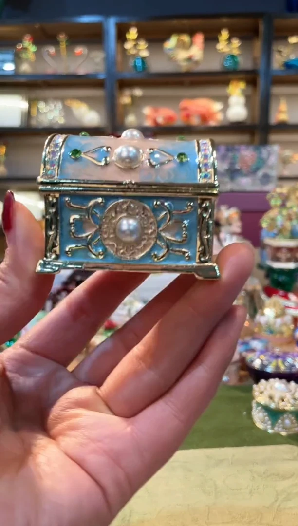 【闪购商品】精致珐琅彩首饰盒