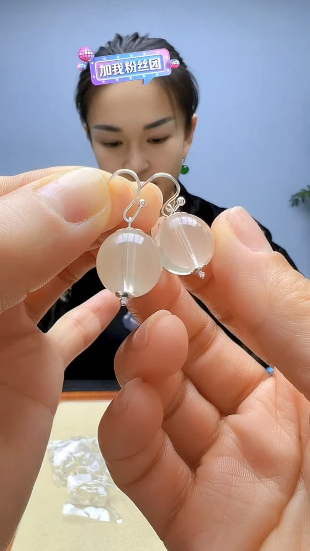 高货diy劲饰圆珠耳钩