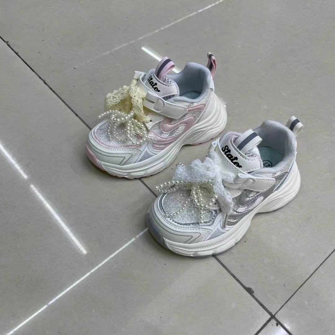 春季单网 9608儿童休闲软底时尚百搭运动老爹鞋