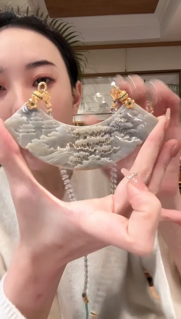 【闪购商品】翡翠颈饰未镶嵌国风