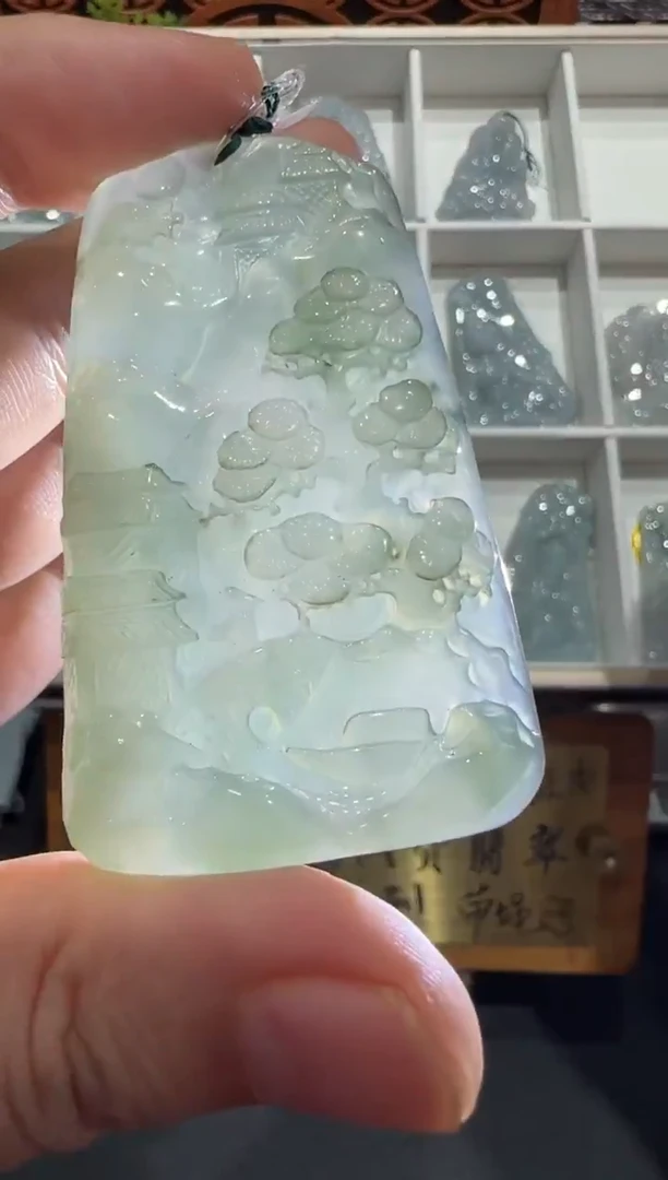 未镶嵌挂件翡翠A货翡翠多样性孤品