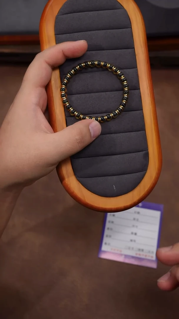 裸石蓝珀未镶嵌蓝珀手串