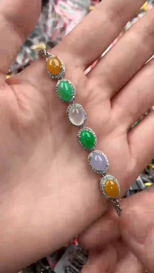 银S925镶嵌戒指翡翠4444      10