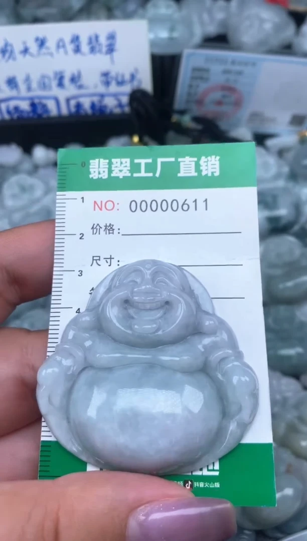 翡翠未镶嵌颈饰天然A货翡翠0611