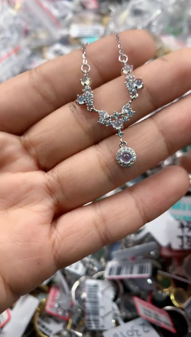 银S925镶嵌戒指翡翠888       1