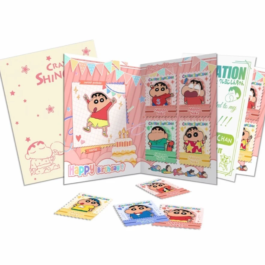 喵谷蜡笔小新-大孩子派对邮票同人二创收藏盲盒（代拆）