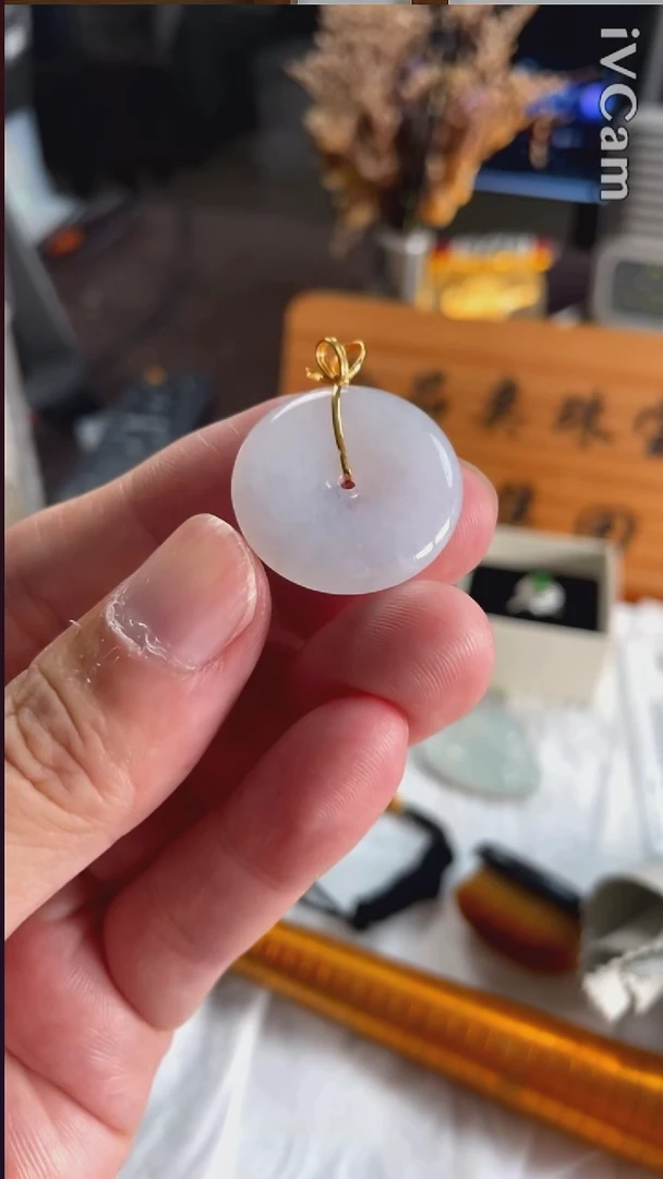 18K金镶嵌定制翡翠1666号