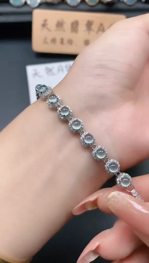 银S925镶嵌戒指翡翠111