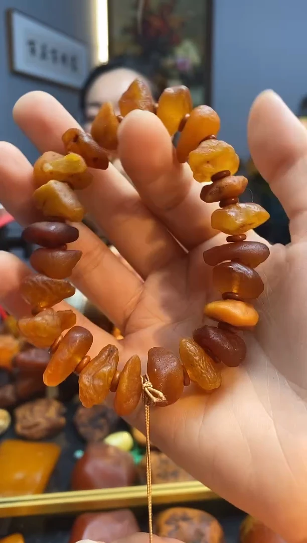 手链琥珀未镶嵌手串
