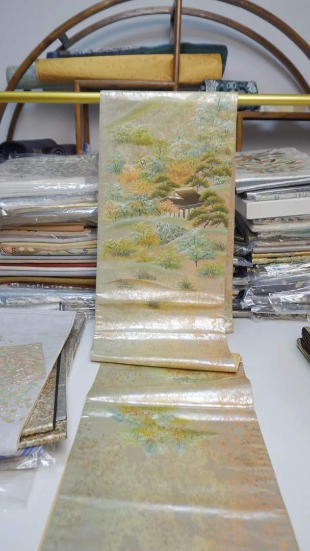 织绣62 风景螺钿螺钿
