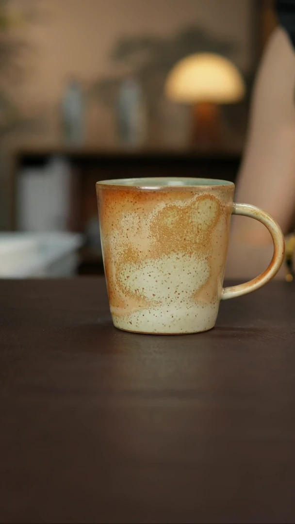 杯景德柴烧手作多人瑕疵