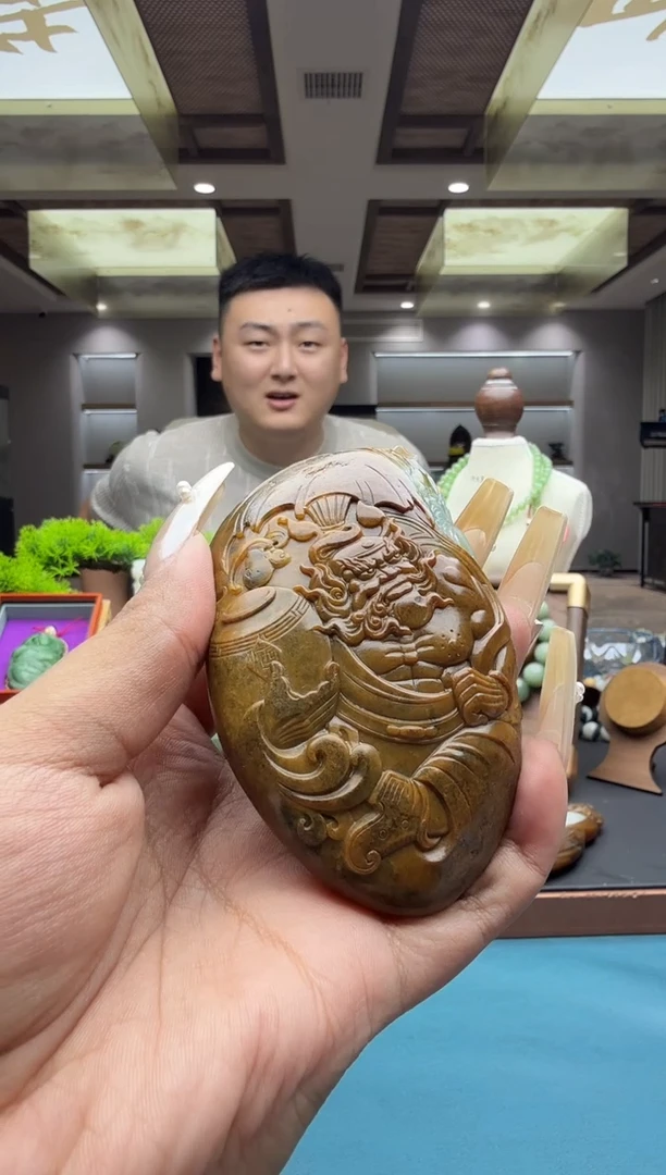 未镶嵌和田玉把件河*草zl