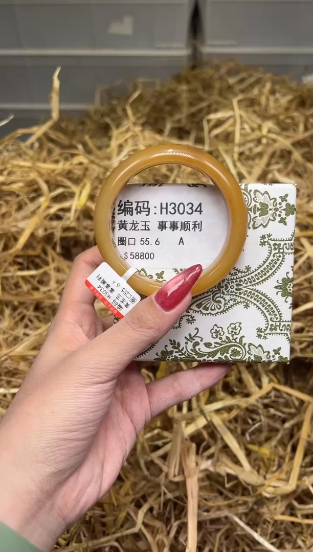 未镶嵌手镯石英质玉H3034