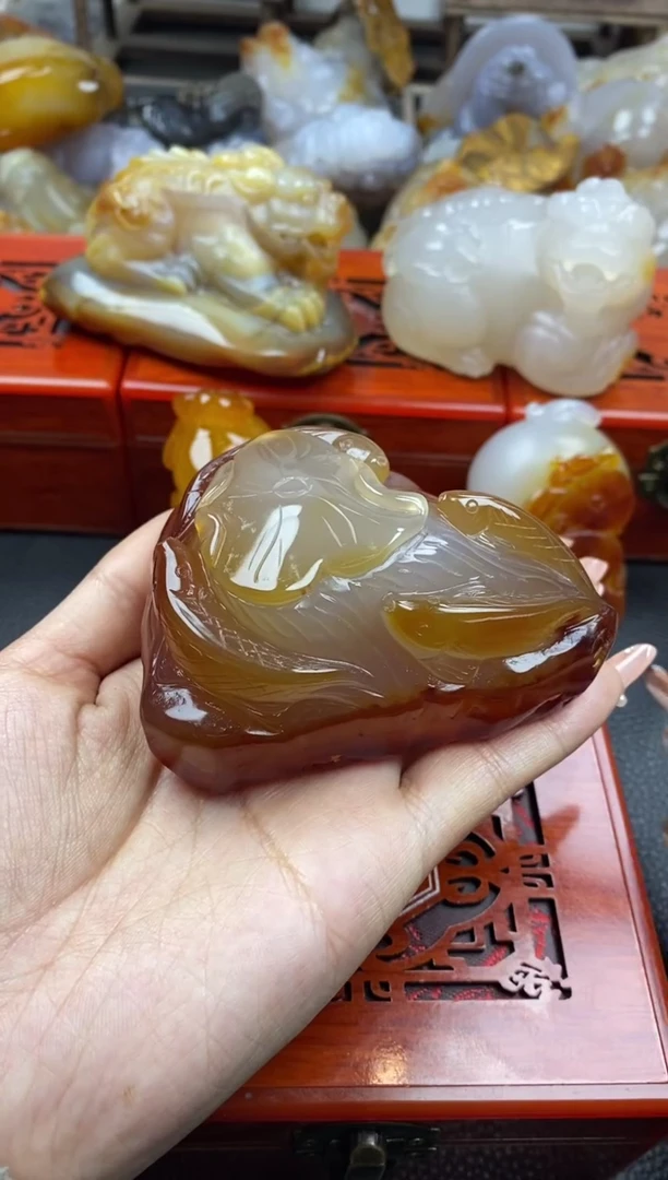 【闪购商品】玛瑙/玉髓摆件未镶嵌00