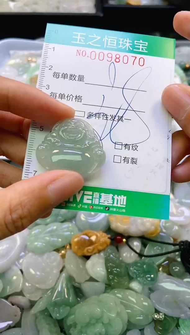 翡翠未镶嵌颈饰闪购0098070