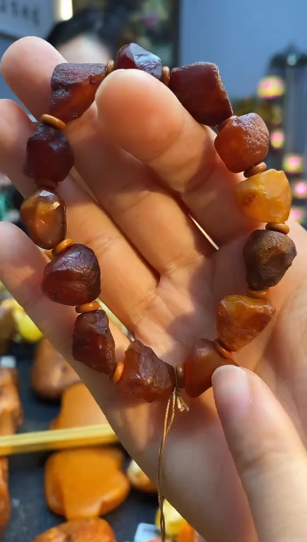 手串琥珀未镶嵌手串