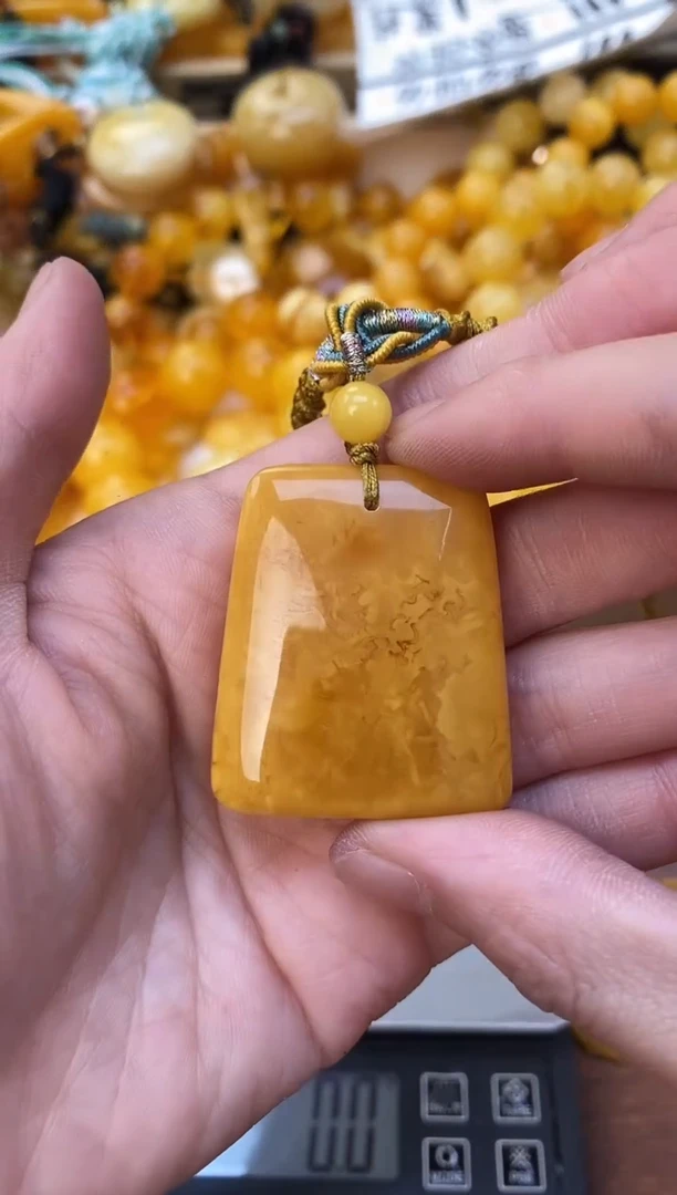 裸石琥珀未镶嵌天然琥珀蜜蜡