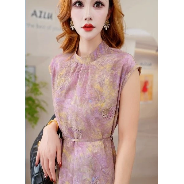 （高品质）专柜原版正品2025夏季新款设计师优雅气质连衣裙女