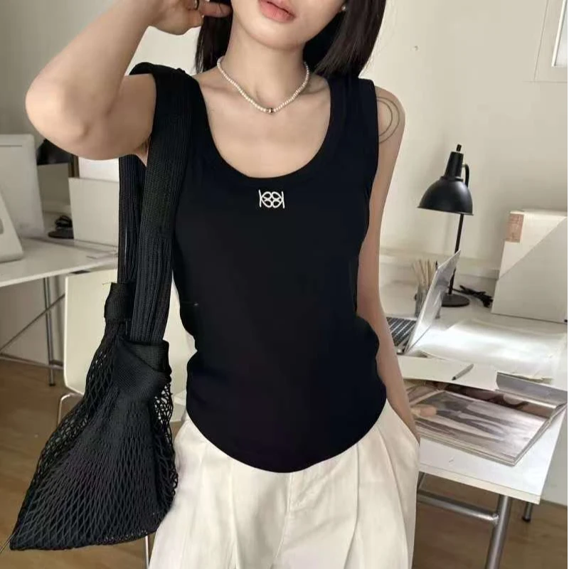 SYL2025新款辣妹风外穿短款夏季背心小众修身型背心3058