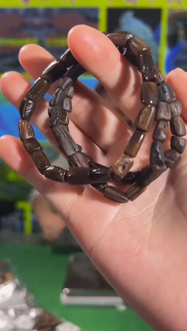 【闪购商品】沉香手串163号熟结达拉干多样性发一
