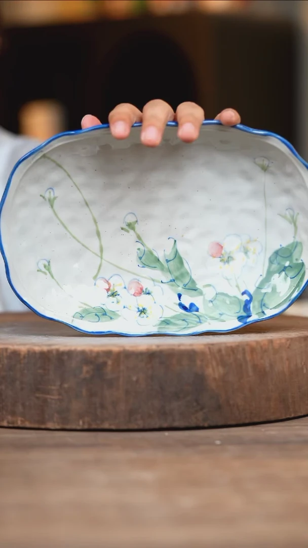 瓷片景德镇高温釉下彩（食品级）