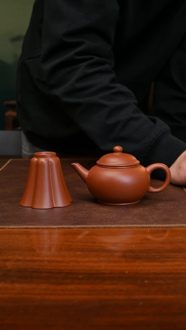 【闪购商品】紫砂茶壶朱砂水平160cc徐国良
