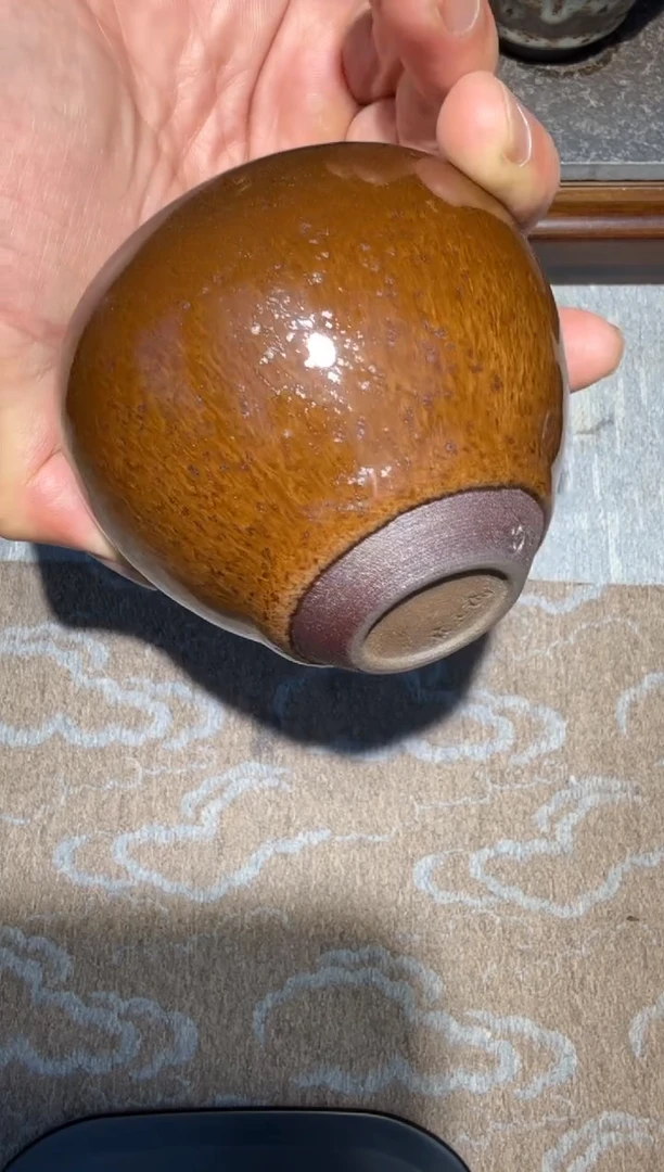 茶盏林远福琥珀银曜70