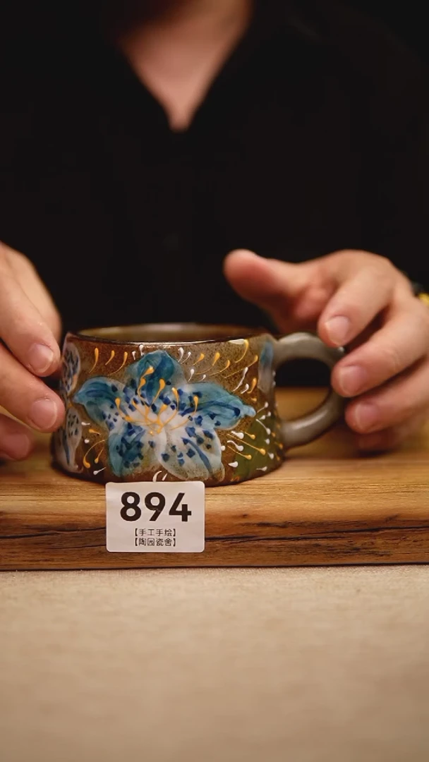 @@陶园瓷舍@@纯手工手绘@高温釉下彩