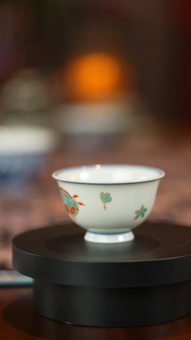 雨溪红绿彩蝴蝶主人杯