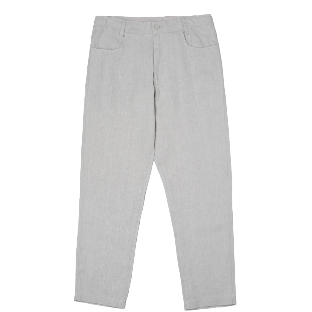 男士四季可穿汉麻直筒长裤软硬适中商务休闲皆宜衣橱裤子夏季