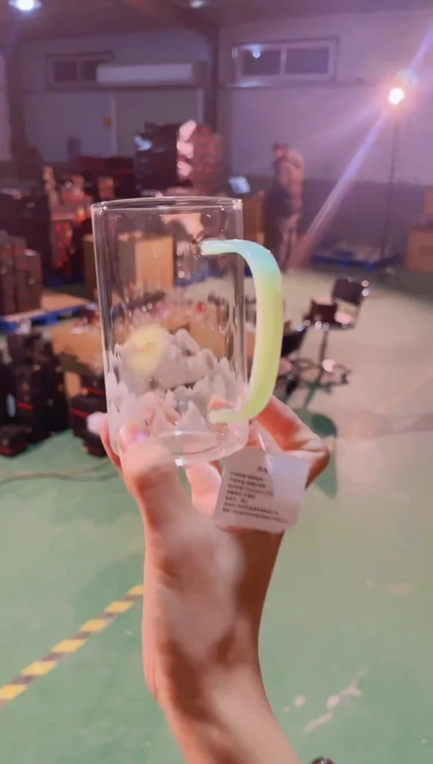 【闪购商品】日出简杯绿玉晶焱金标