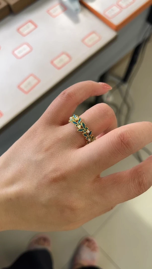 南****3，珐琅戒指-孤品