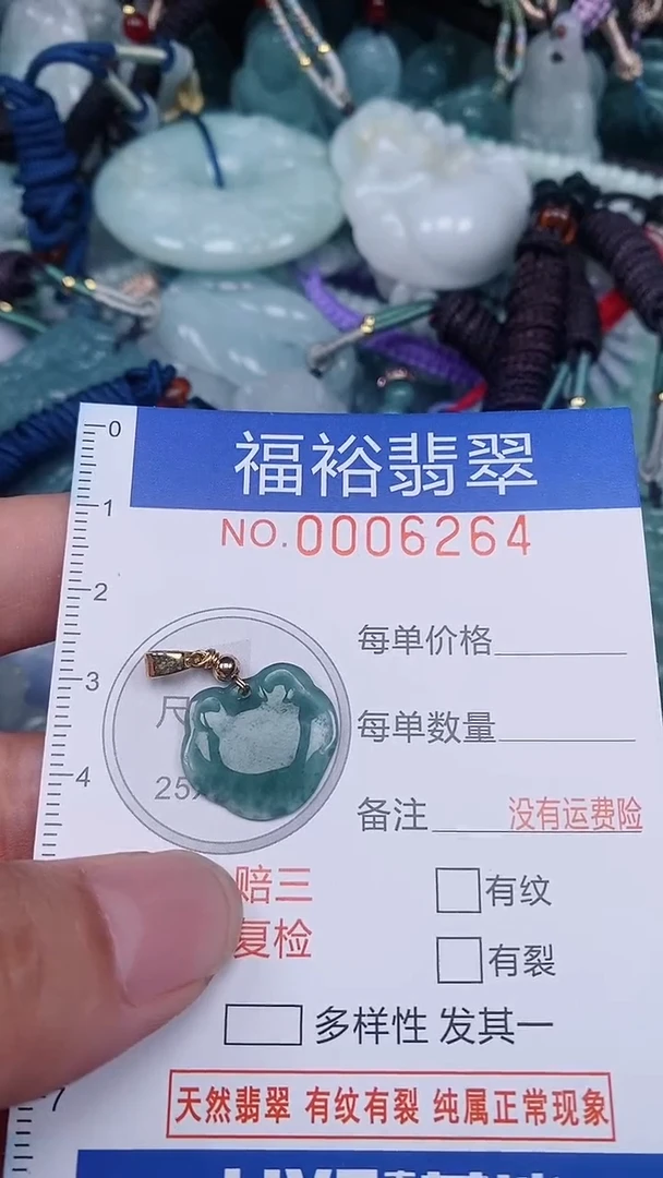 翡翠未镶嵌颈饰...0006264
