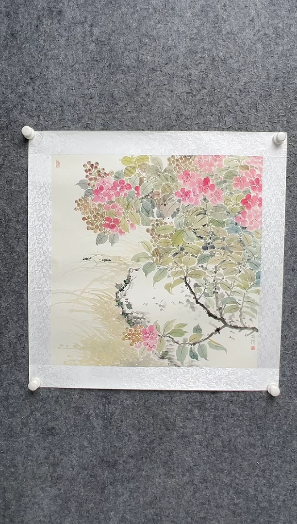 国画邹训精-4平尺-国画作品