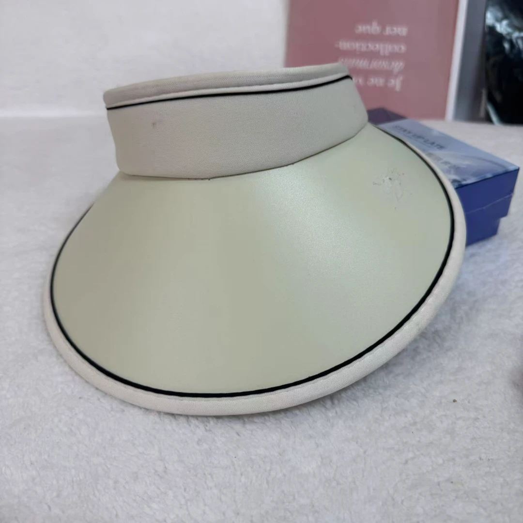 夏季女士时尚简约休闲//水//遮阳空顶防晒帽H3772