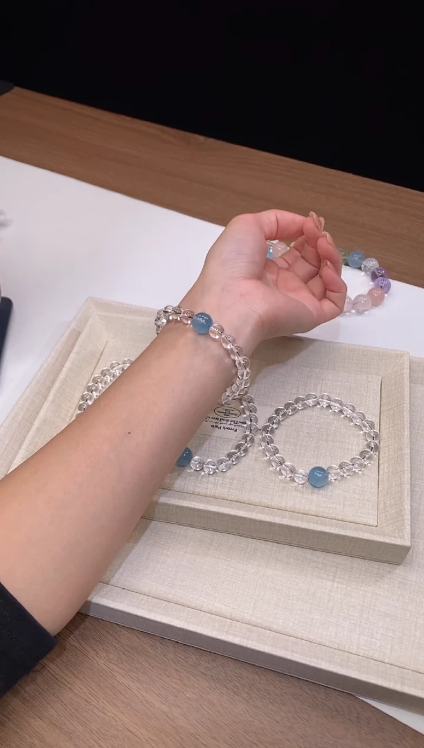 未镶嵌手链水晶万嘉水晶 发一件 序号：