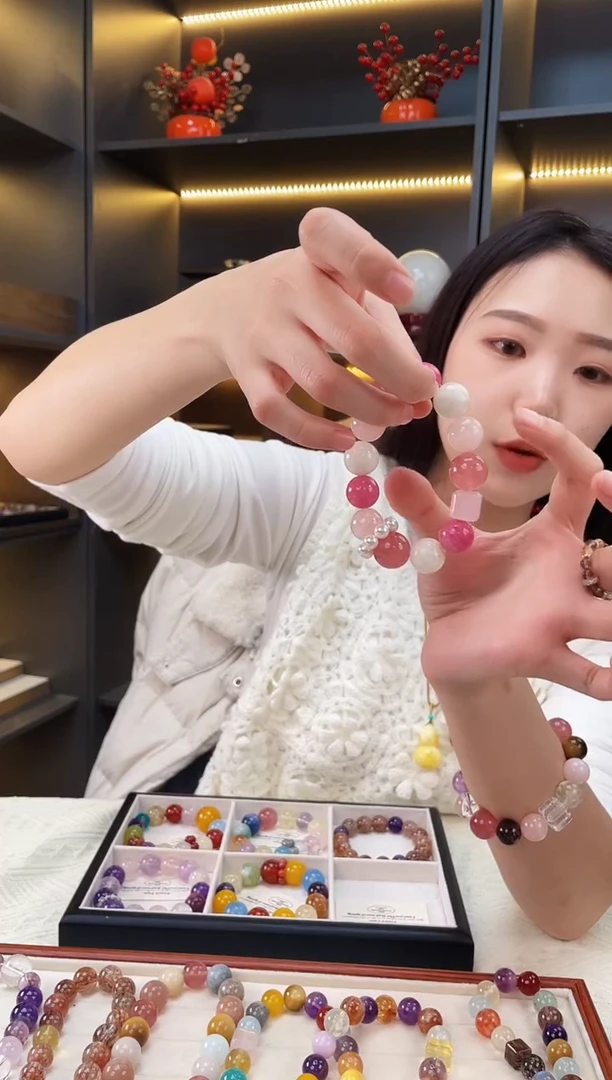 未镶嵌手链水晶婚纱幽灵多宝手串