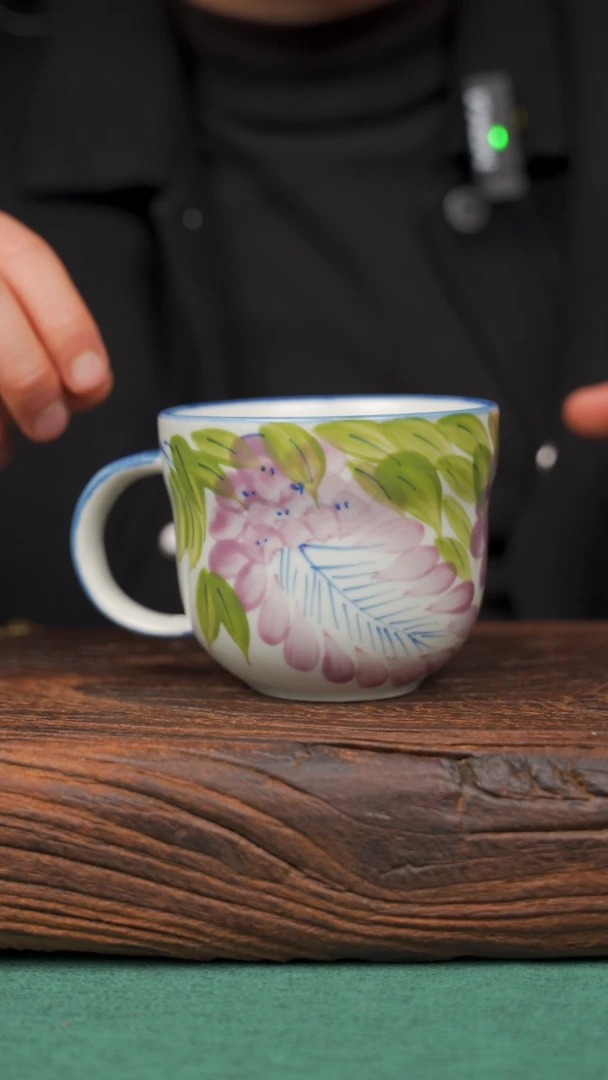 【闪购商品】瓷片71寻一缕瓷香杯釉下手工手绘瓷器