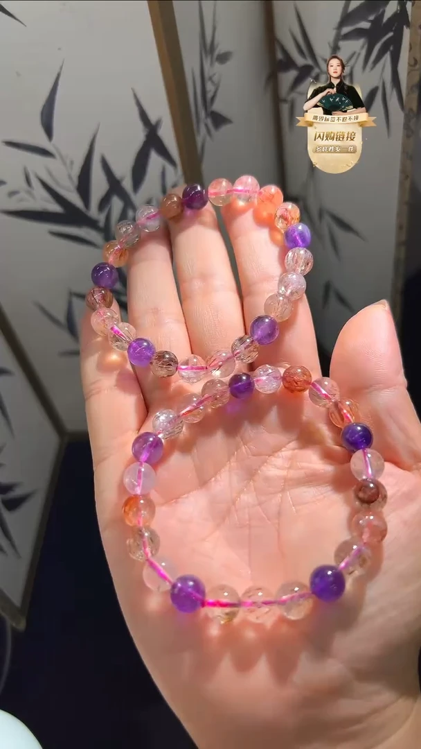 水晶手串未镶嵌GBG0005水晶手串多样性发一