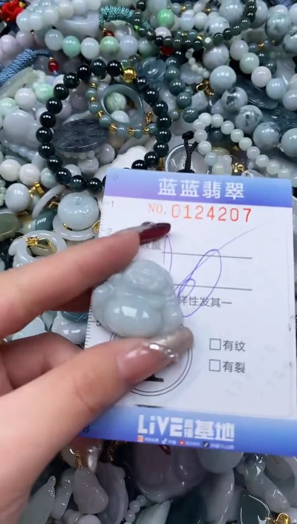 【闪购商品】翡翠颈饰未镶嵌闪购0124207多样性发其一